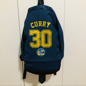 Golden state warrior Curry backpack blue